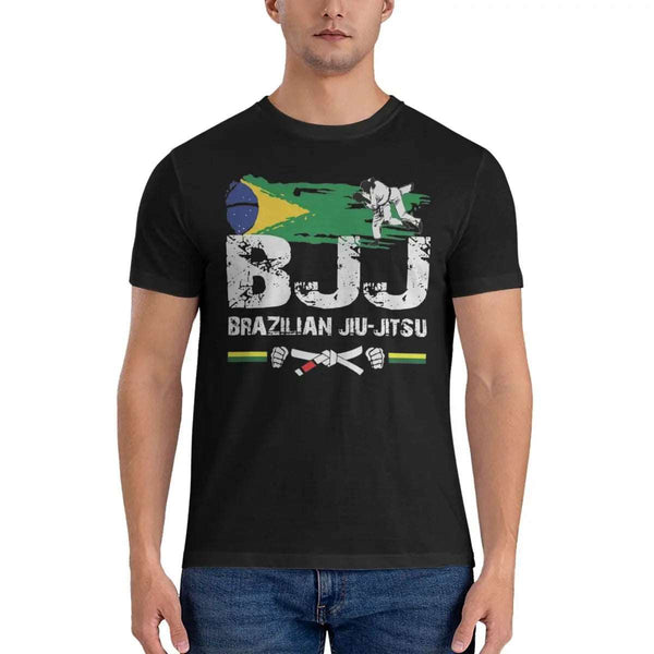 Short Sleeve Crew Neck T Shirt | Printed Jiu-Jitsu T-Shirt | Ruggeda