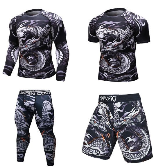 Jiu-Jitsu Compression Wear | Brazilian Jiu-Jitsu Rashguard | Ruggeda