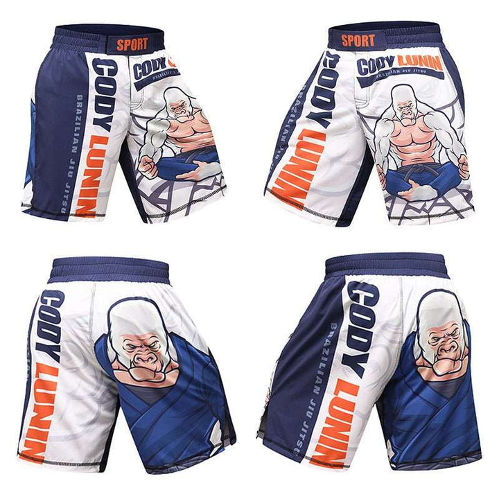 Workout Shorts Men's | Gym Jiu-Jitsu Shotokan Men's Shorts | Ruggeda